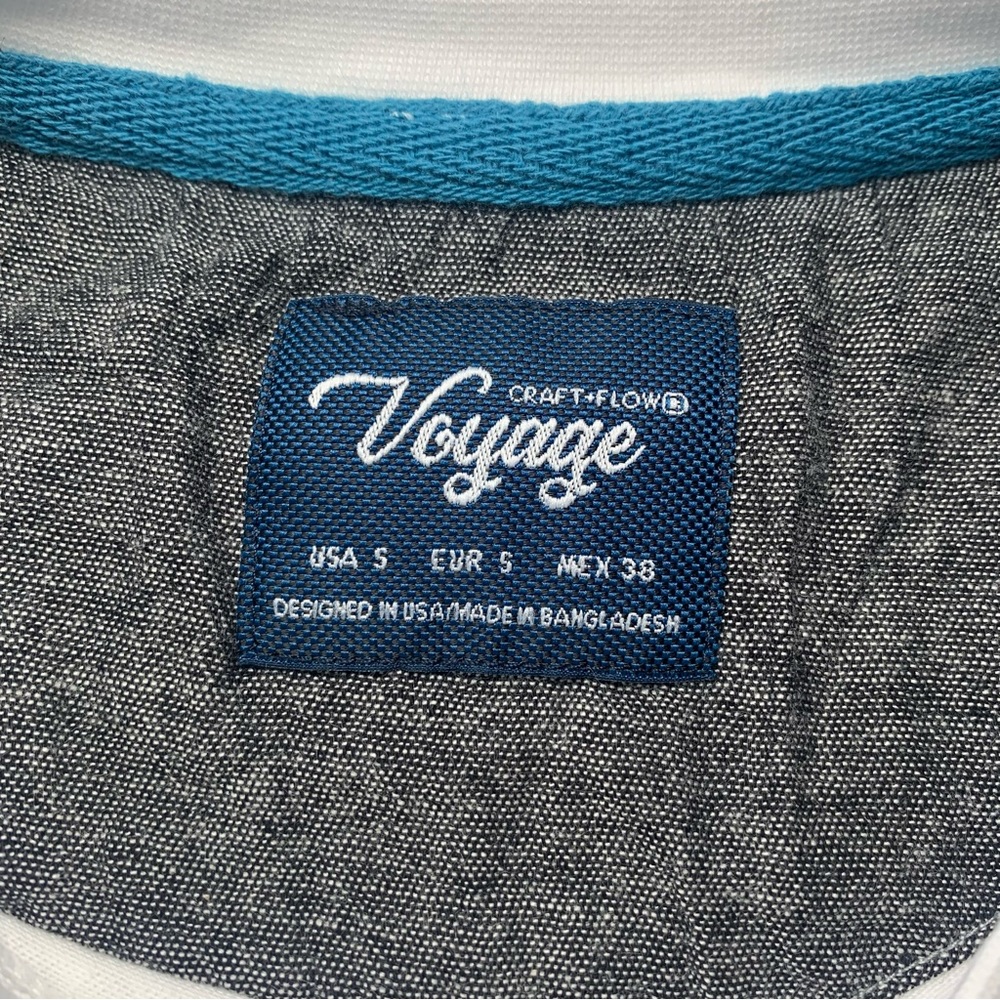 CRAFT AND FLOW VOYAGE‎ TROPICAL PALM BEACH T SHIRT MENS SMALL NWOT 100% cotton - Picture 7 of 9